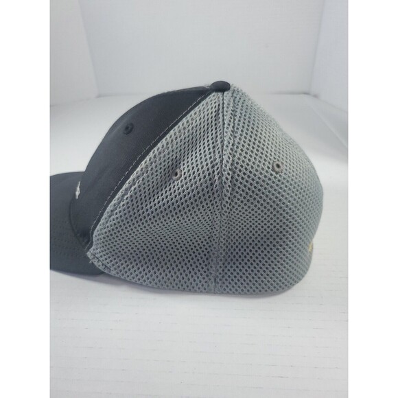 John Deere trucker men's hat dark gray cap with elastic back, light gray mesh - Picture 4 of 9